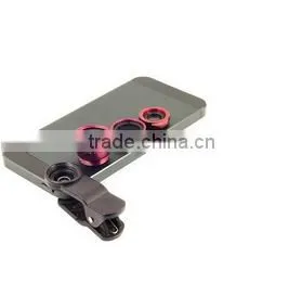 Fisheye Lens for Mobile and Camera,mini Camera Lens Fisheye/wide/macro 3in1 Lens Kit for Projector photo-2