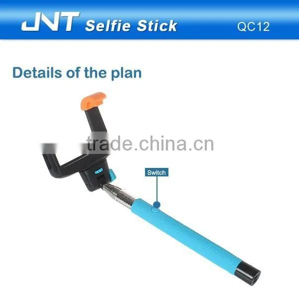 Wireless Bluetooth Selfie Stick With Bluetooth Shutter Button photo-2