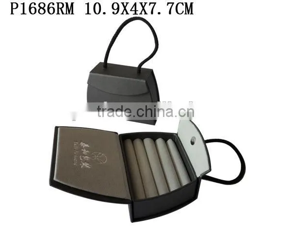 P1686W2 Cardboard Paper Watch Box WIth Snap photo-2