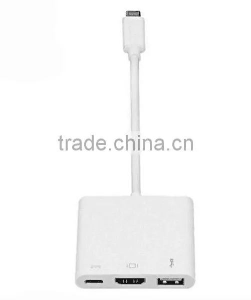 3 in 1 Multiport USB-C Type to HDMI/USB Type C/USB 3.0 Adapter photo-2