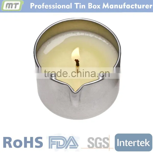 Small Travel Metal Tin Can Tin Ashtray With Lid , Tin Box Manufacturer