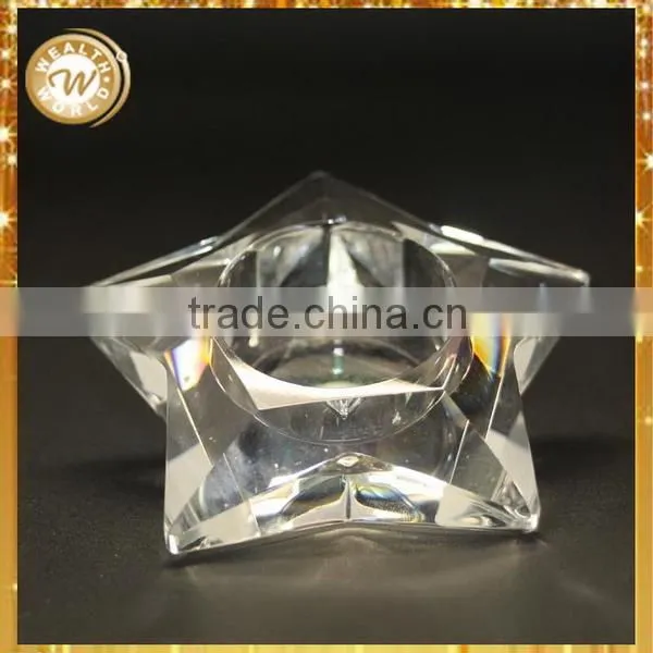Fashion useful creative crystal wedding candle holder