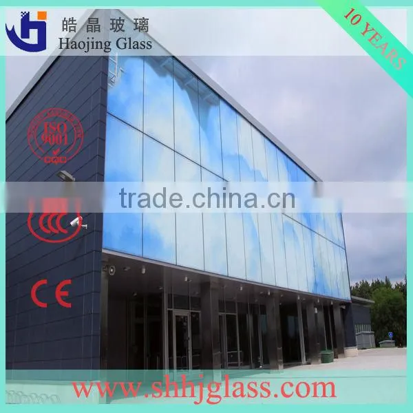 Shahe Haojing Glass Low e Glass Tempered Glass Curtain Wall photo-2