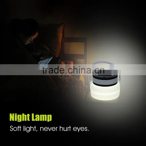 100 Lumen 3 LED Solar Camping Lantern With Collapsible Bottle Supplier's Choice photo-4