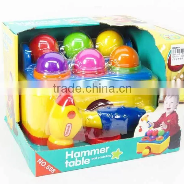Juguetes Hammer Table with music,intellgence game,DD015053