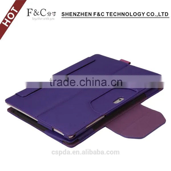 Premium pu Leather Tablet Protective Case for Microsoft Surface Pro 4 With Stylus Holder Design photo-3