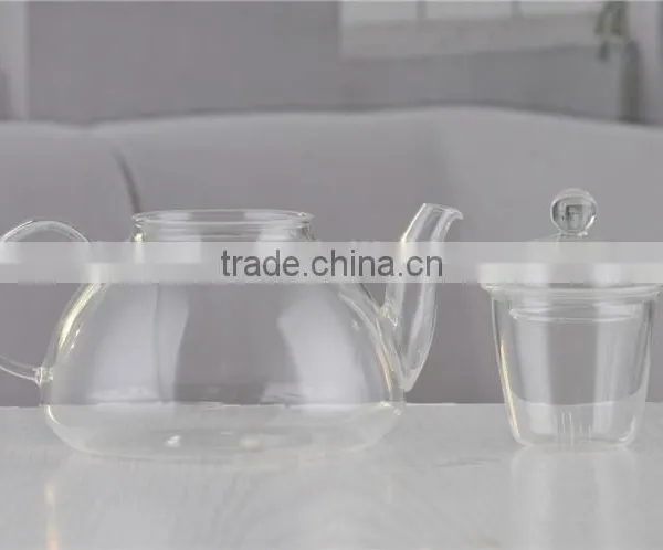 2015 Crystal Borosilciate Glass Teapot photo-2
