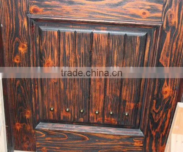 Popular Design 45mins-90mins Fire Proof Solid Wood Entrance Door photo-3