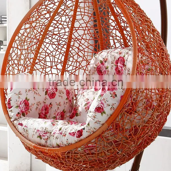 Rattan Resin Wicker Hanging Indoor Swing Chair With Stand Quality Choice photo-4