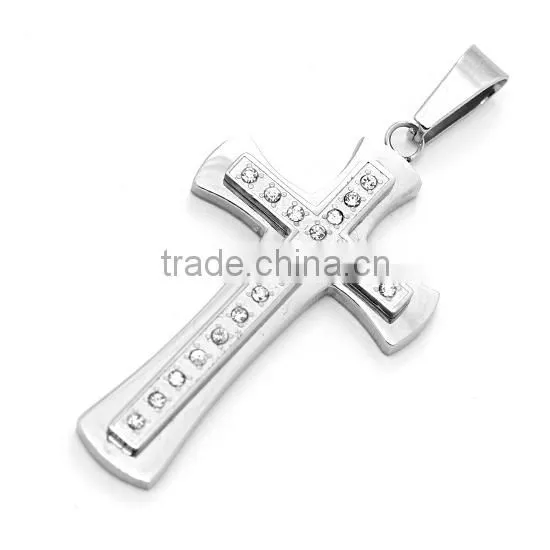 Who is Jesus Christ Pendant in Stainless Steel Cross Pendant Holy Rosary Prayer Faith in God go to Church