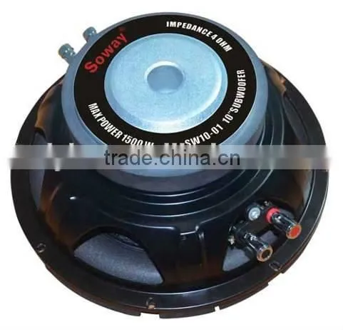 SW10-01 10 Inch Pro Audio Subwoofer, Car Audio Woofer photo-2