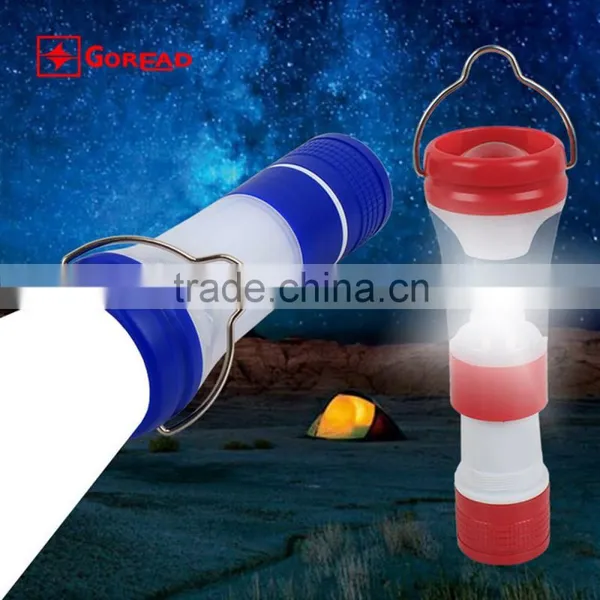 Goread GY28 AAA Zoom Flashlight Camping Lights Plastic Lantern Camp Lightlow Hanging Camping Light