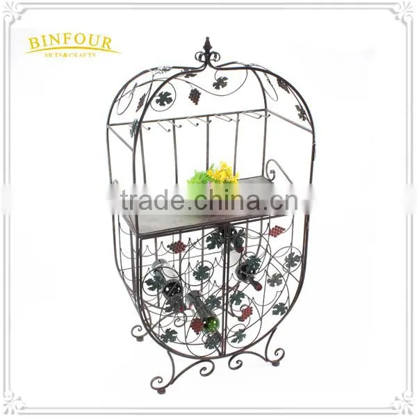 Hot-selling Red Wine Cabinet Wine Display Rack Wine Bottler Holder photo-4