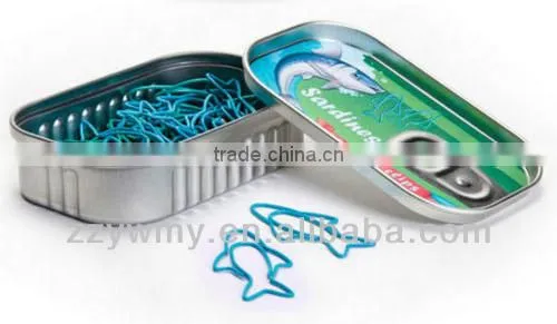 Sardine Fish Shaped Paper Clips