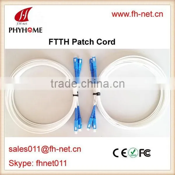 FTTH Patch Cord SC/LC/ST/FC Single Mode/Multi Mode Simplex/Duplex