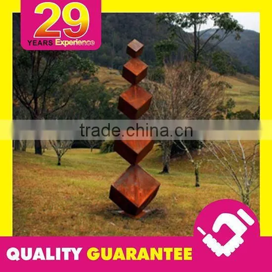 Garden Construction Projects Corten Steel Garden Customized photo-6