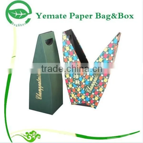 Cardboard Packaging Box Manufacturer! Custom Luxury Handmade Creative Design Products Wine Bottle Carton Box