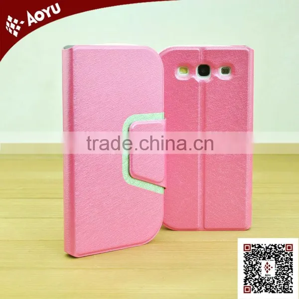 2014 New Arrive Book Style Wallet Case for Samsung Galaxy s3