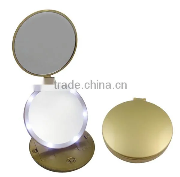 Travel Mirror With Led Lights & Magnifying Compact Mirror With Led Light photo-3