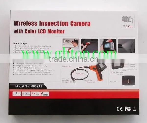 Car Wireless Inspection Camera With Color LCD Monitor8802AJ,2.5 TFT-LCD