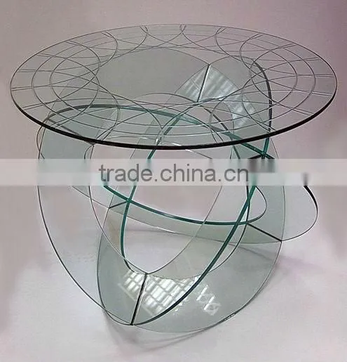 tempered glass coffee table