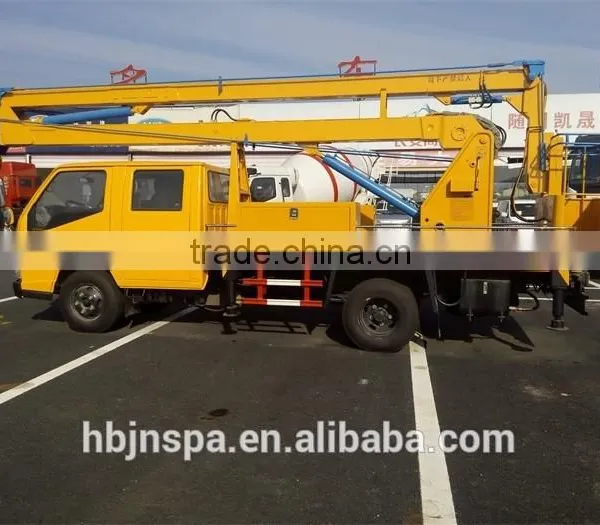16M Yellow Double Row Aerial Work Platform Truck JMC photo-2