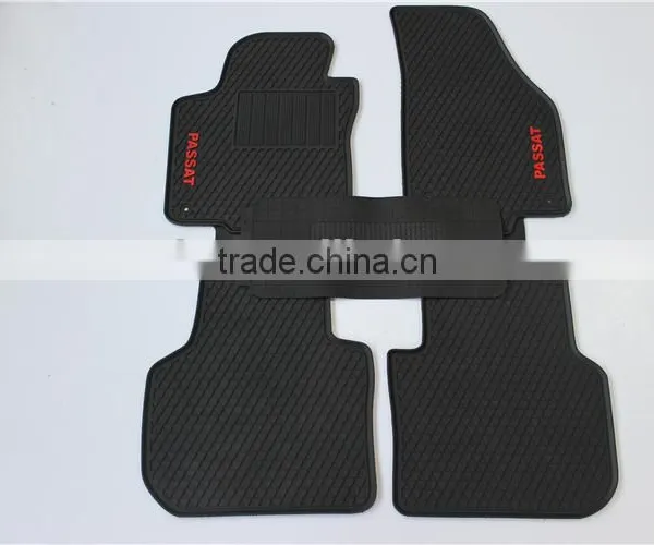 Heavy Duty Rubber Car Floor Mats 5pc Front Rear in Black All Weather for VW PASSAT photo-2