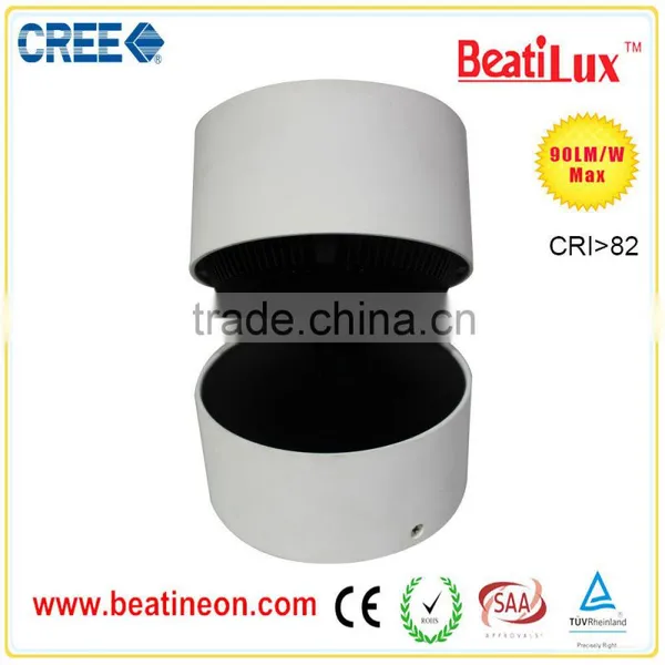 SAA Approved White/chrome LED Surface Mounted Downlight With 12w photo-2