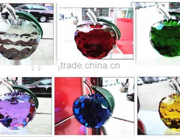 Crystal Apple,crystal Display for Wedding Gift photo-6