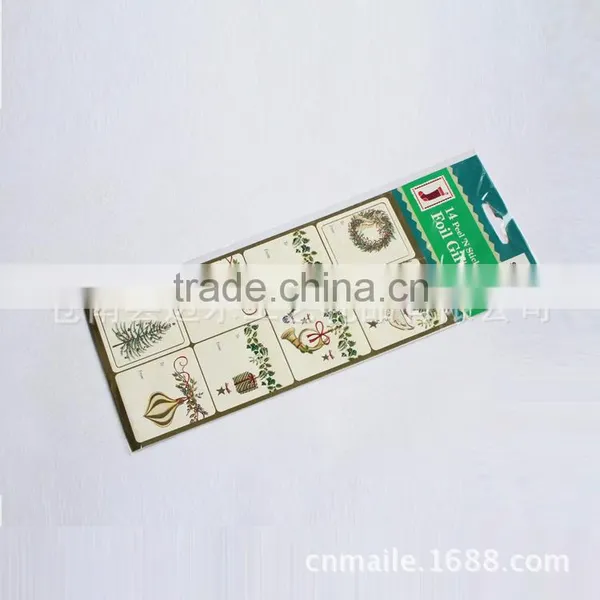 Merry Christmas Paper Sticker,promotional Gift Paper Sticker photo-3
