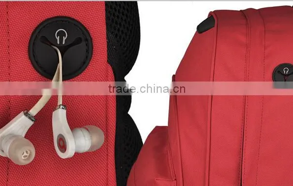 Unisex Casual Waterproof Polyester 14inch Backpack Laptop Bags photo-4