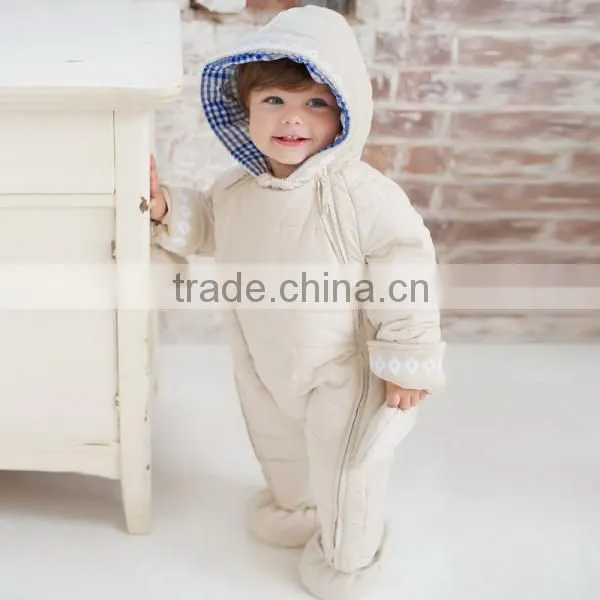 DB277 Winter Wholesale Baby Bodysuit Child Clothing Baby Winter Clothing Newborn Clothes Baby Boy Romper