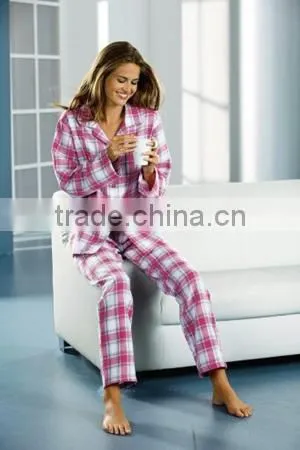 Ladies Cotton Flannel Pajamas