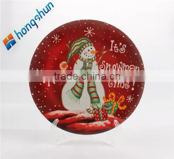 Christmas White Porcelain Dinner Plate Ceramic Dinnerware Plates photo-4
