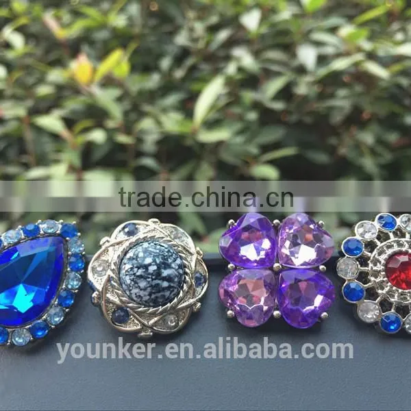 Acrylic Plastic Rhinestone Button Sewing Retail Wholesale Flower Center Cheap Big Colorful Button Shank Etsy Hotsale Amazon