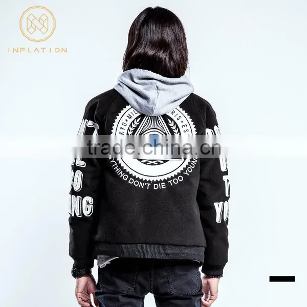 Custom Fitted Baseball Varsity Jacket Wholesale photo-2