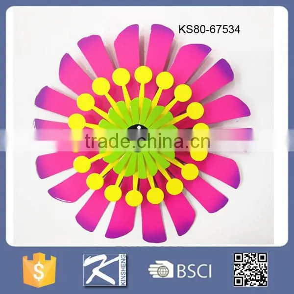 New Products Wall Hanging Garden Decorative Metal Wall Art Artificial Flower photo-3