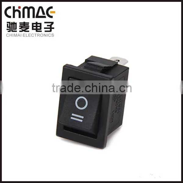 Black 21*15 Mini Rocker Switch Without Light 3 Pins T85 3 Way Switch Industrial Switch photo-2