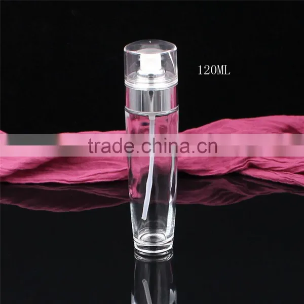 120ml V-shape Glass Bottle for Cosmetic Packaging Glass Cosmetic Bottles