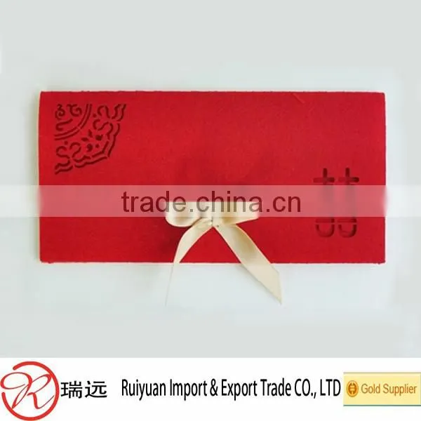 Express High Quality Chinese New Year Felt Red Pocket for Promotion