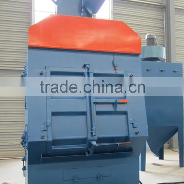 Q32 Tumble Rubber/steel Belt Barrel Shot Blasting Equipment China photo-2