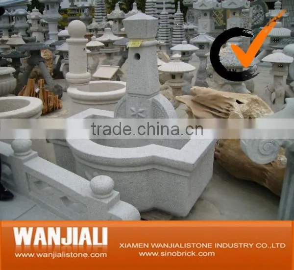 Grey Granite Water Fountain