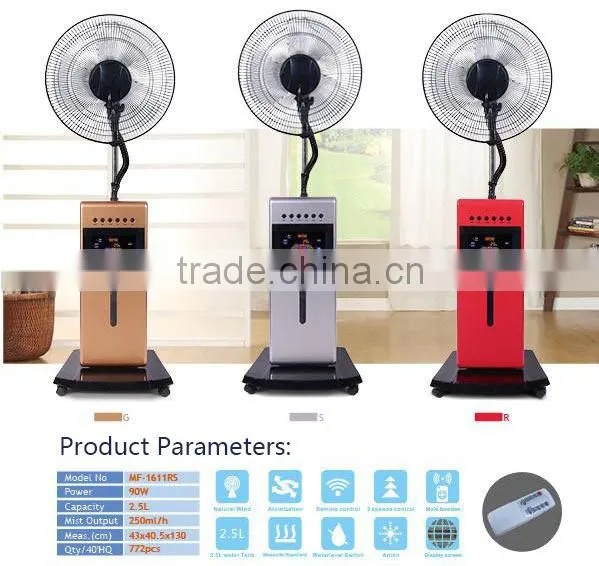 Room Use Ultrasonic Fog Cool Fan With Aromatic Function photo-2