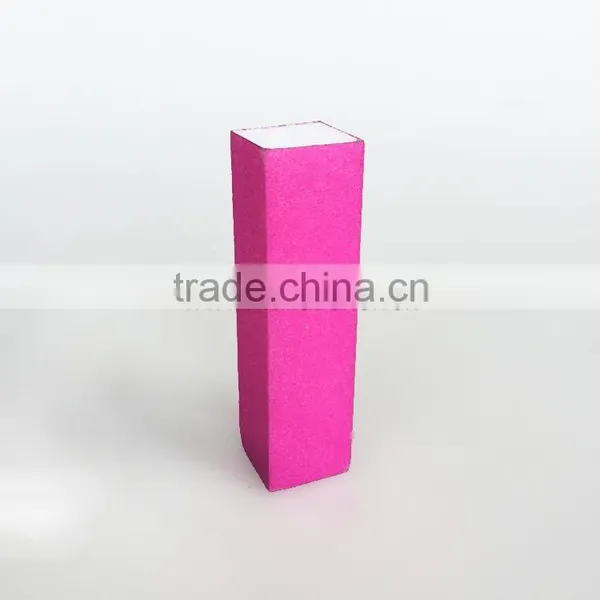 OEM Custom 4 Way Sponge Block Neon Nail Polish Buffer Beauty 4 Sides Buffer Block Nail Shining File Buffer Factory photo-4
