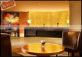 Translucent Artificial Faux Resin Pearl Stone Slabs for Reception Counter photo-6