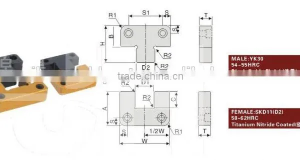 Mold Titanium Nitrided Side Block photo-2