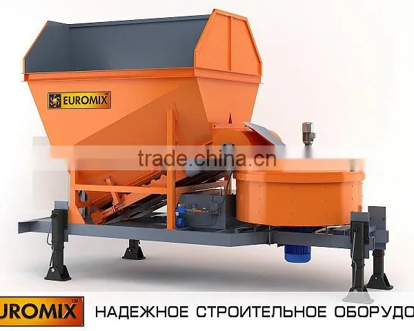 Mobile Concrete Batching Plant EUROMIX CROCUS 15/750