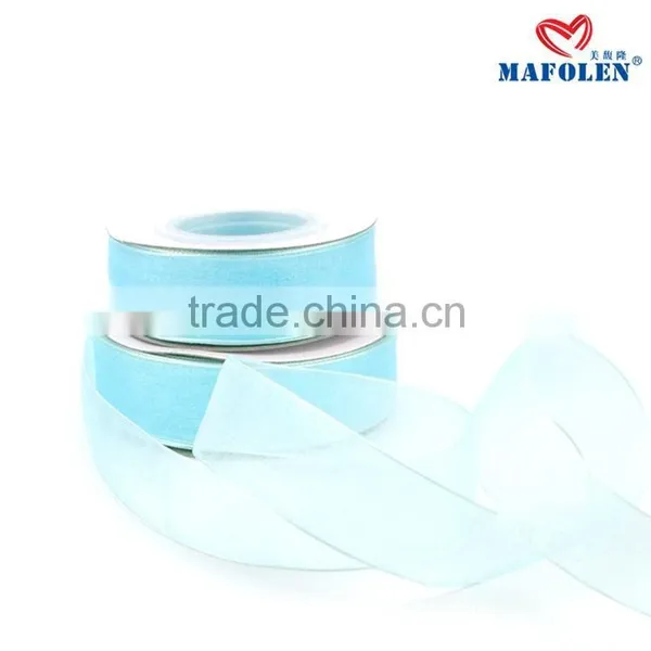 New Polyester 100% Pure Silk Ribbon/organza Ribbon Sample Free photo-4
