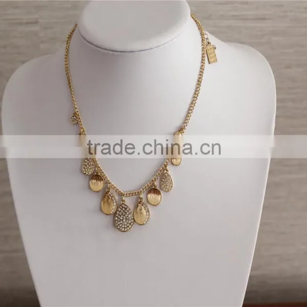 Wholesale Gold Plated Metal Charms Necklace Fashion Jewerly N669 photo-2