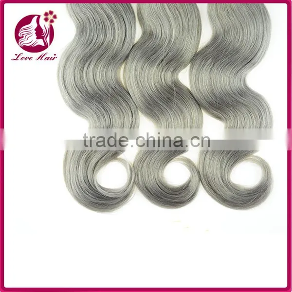 Unprocessed 7a Chinese Gold Vender Straight 1b Grey Ombre 100 Human Hair for Sale photo-4
